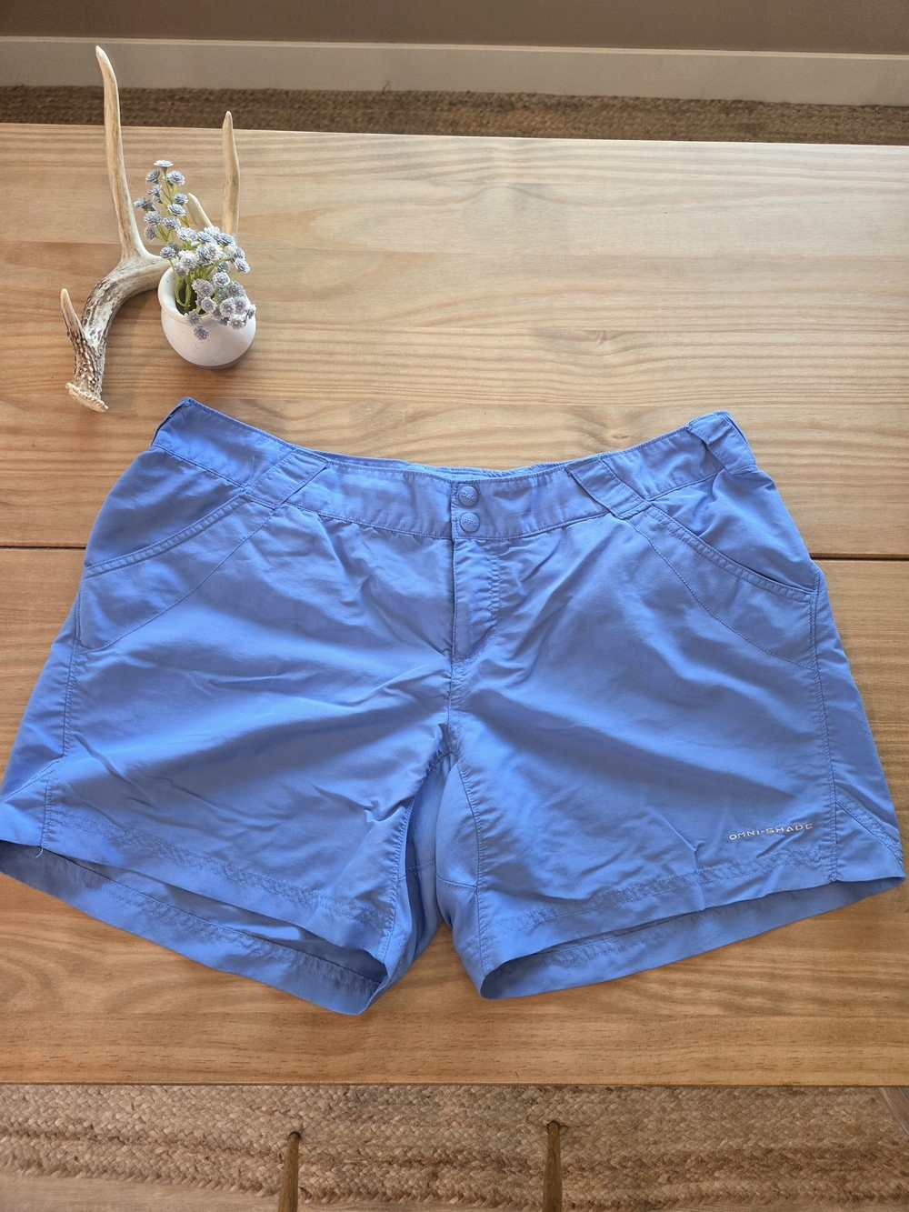 Outdoor/Active Light Blue Women's Shorts